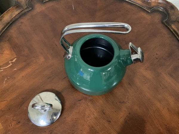 Chantal Enamel on Steel Hunter Green 1.8 qt Classic Whistling Tea Kettle