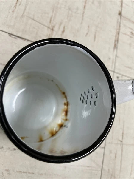 Smaltum Praha Enamelware Teapot Kettle Czech