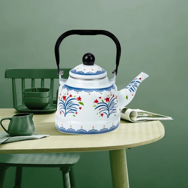 Thickened Enamel Pot Office Teapot Uk Retro Kettle Stove Kettles