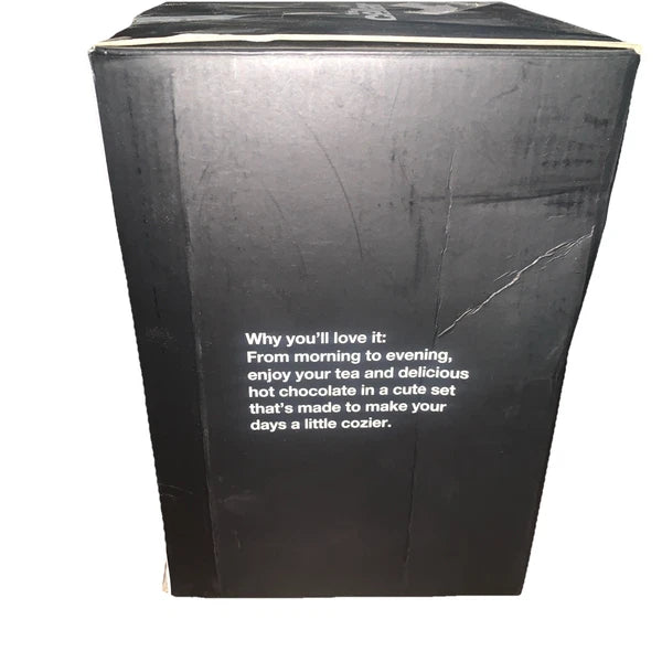 THE CELLAR Enamel on Steel Heart Tea Kettle NEW in Open Box