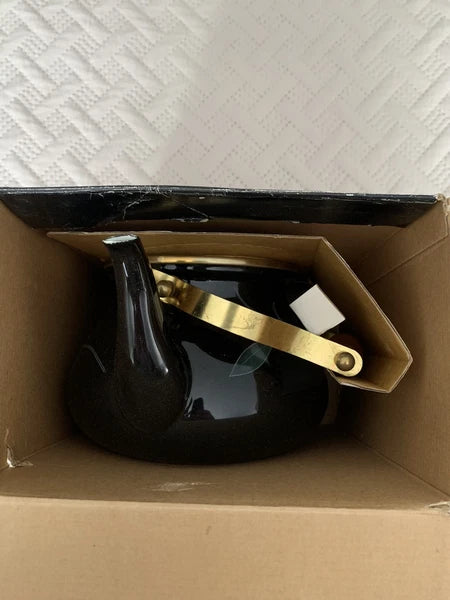 Mikasa grande chef Charisma Black Kettle. UN701 Tango 2.5qt Ejiri-Japan Teapot