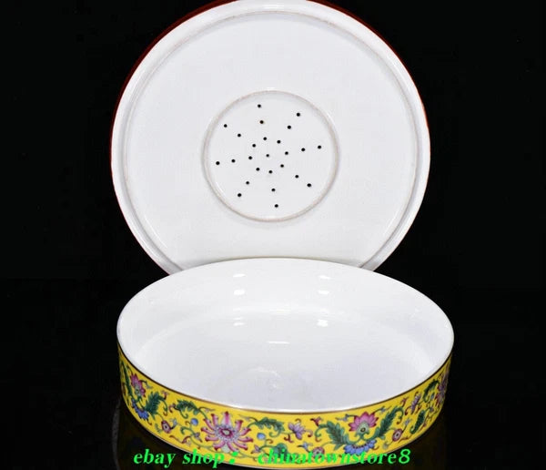 9''Old Enamel Colour Porcelain Gold Cup Mug Glass Wine Tea Pot Flagon Plate Set