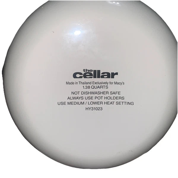 THE CELLAR Enamel on Steel Heart Tea Kettle NEW in Open Box