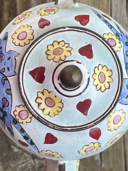 Kelvin Chen Enamel Miniature Teapot 1999