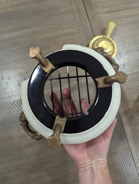 Asta Enamel Tea Kettle With Warmer-Mint Condition