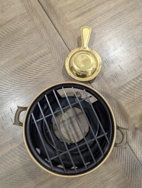 Asta Enamel Tea Kettle With Warmer-Mint Condition