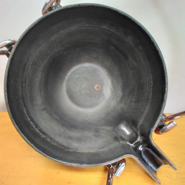 Staub La Theiere French Cast Iron 1 qt Red Tea Kettle Enamel Pot Made in France