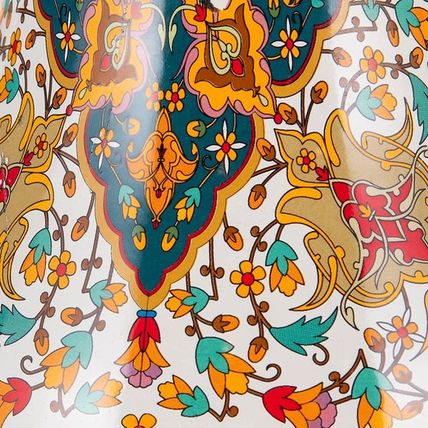 Enamel Steel Decorative Teapot with Infuser – Perfect for  Tea and Coffee 1.2L