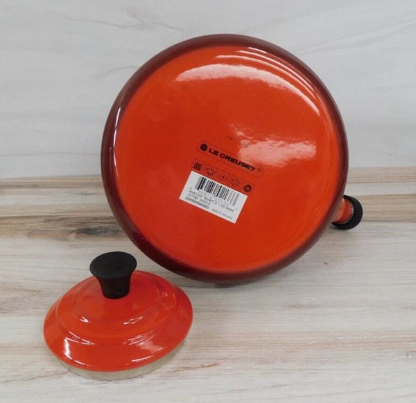 Le Creuset Enamel on Steel 1.7 Quart Classic Whistling Kettle, Cerise Red - New