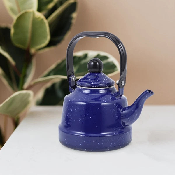 Kettle Office Stove Top Coffee Pot Vintage Floral Pattern Teapot