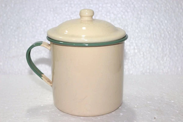 Sweden Enamel Milk/Tea Pot Old Vintage Antique Kitchenware Collectible