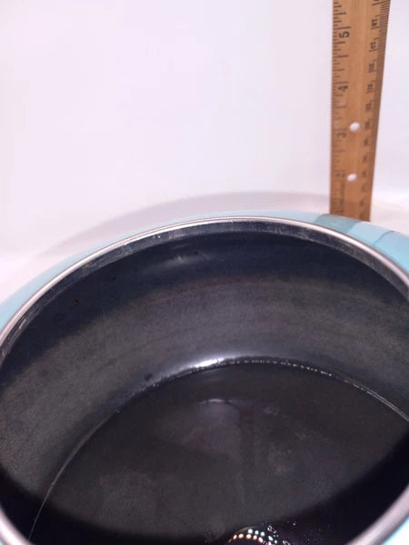 Chantal Whistling Tea Kettle 2 Qt Stovetop Enamel Turquoise Aqua Teapot