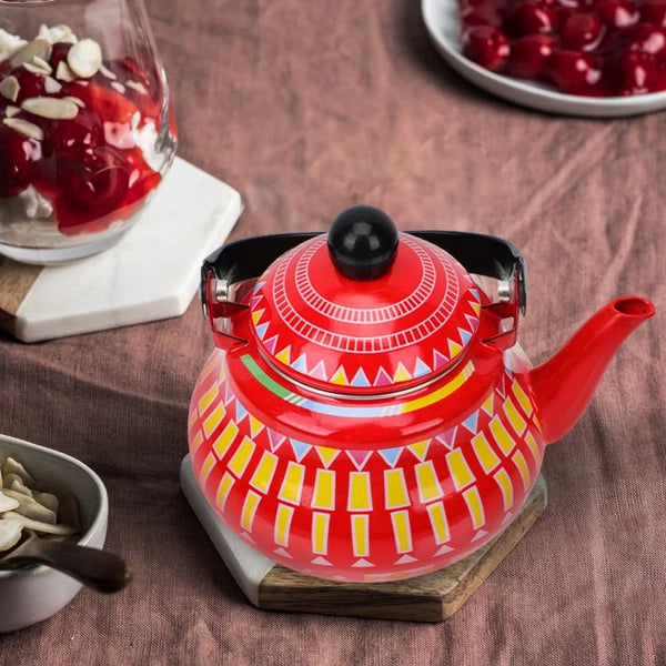 Porcelain Kettle Turkish Kettle Stovetop Teapot Coffee Kettle