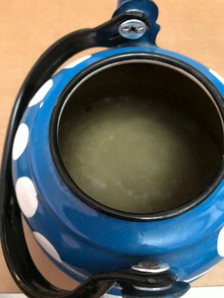 VINTAGE  ENAMEL WARE TEA POT KETTLE  Bob Timberlake