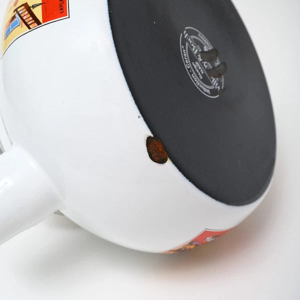 Villeroy & Boch Naif Enamel Tea Pot - Rare Vintage German Kettle Gérard Laplau