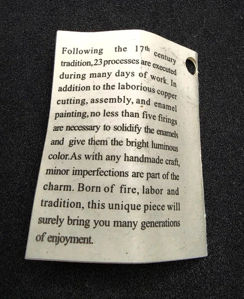 Rare Kelvin Chen Miniature Handpainted Enamel Teapot No 158 ~ 1999