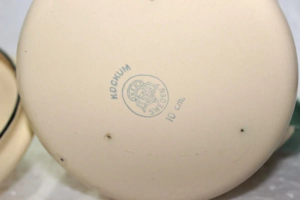 Sweden Enamel Milk/Tea Pot Old Vintage Antique Kitchenware Collectible