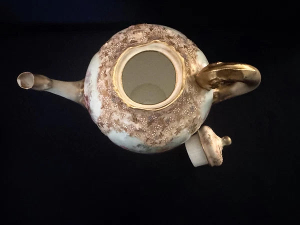 Antique Doulton Burslem Teapot Creamer Sugar Demitasse Cups 9 pcs 1891 GW-1217