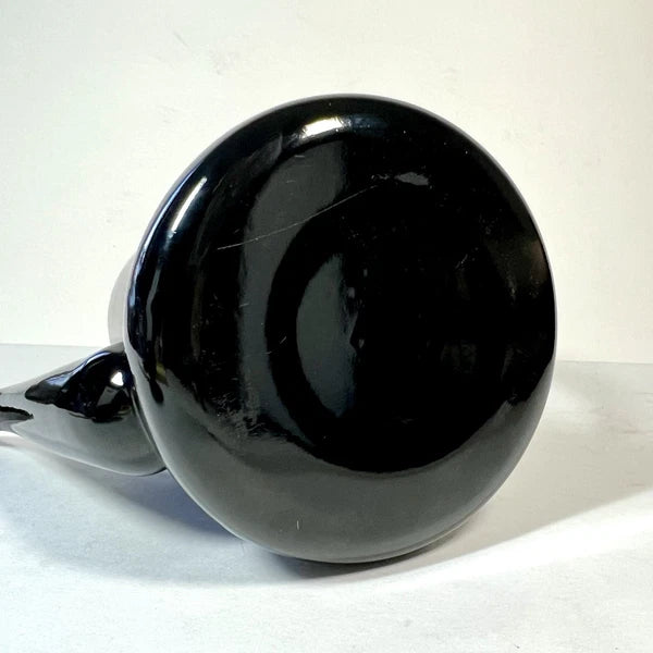 Tsuki Usagi Jirushi Slim Pot 1.2L Black Drip Coffee Tea Kettle Enamel Ware Japan